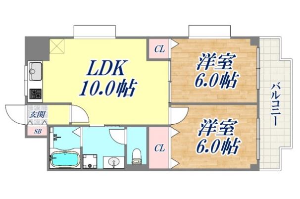 物件○○の間取り図