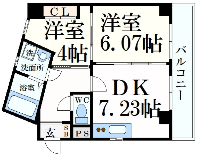 物件○○の間取り図