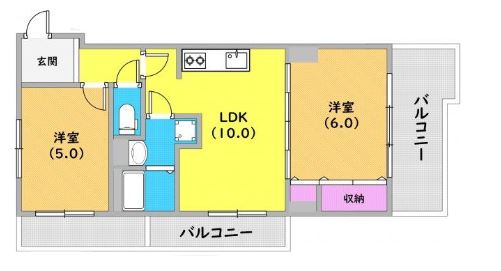 物件○○の間取り図