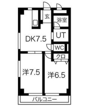 物件○○の間取り図