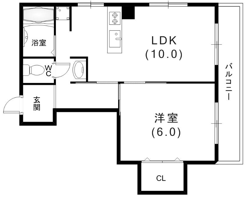 物件○○の間取り図