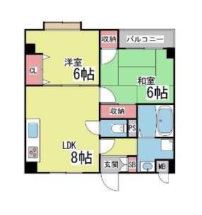 物件○○の間取り図