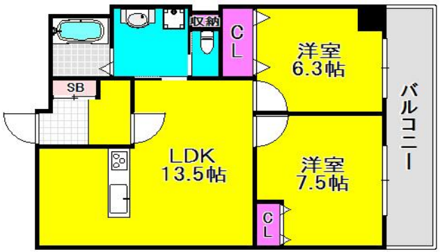 物件○○の間取り図