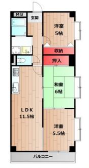 物件○○の間取り図