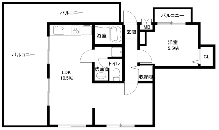 物件○○の間取り図