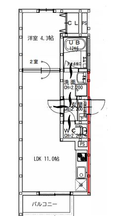 物件○○の間取り図