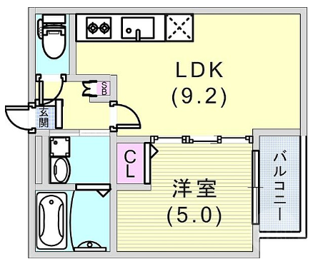 物件○○の間取り図