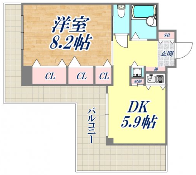 物件○○の間取り図