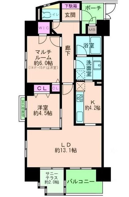 物件○○の間取り図