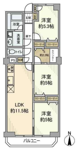 物件○○の間取り図