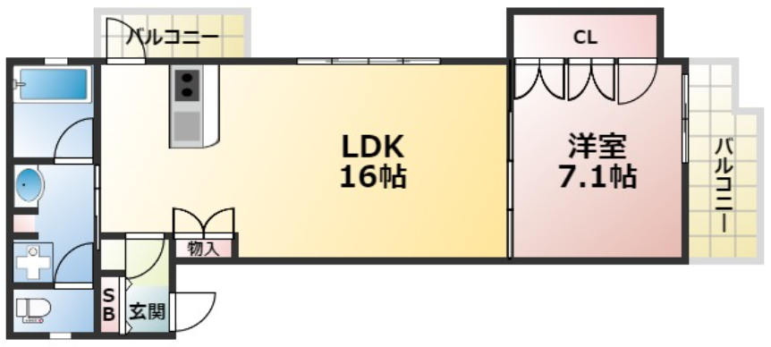 物件○○の間取り図