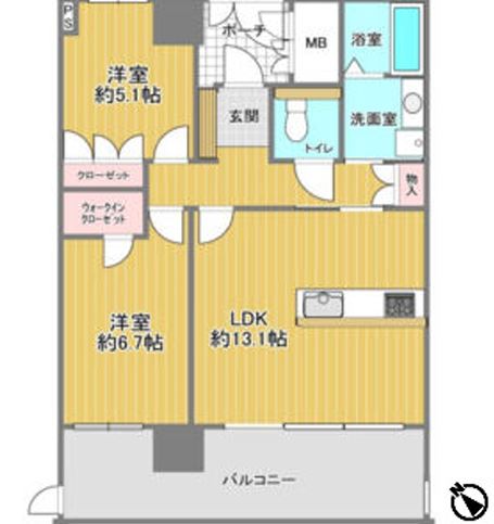 物件○○の間取り図