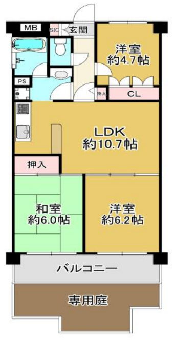 物件○○の間取り図