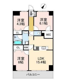 物件○○の間取り図