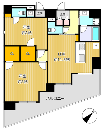 物件○○の間取り図