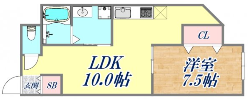 物件○○の間取り図