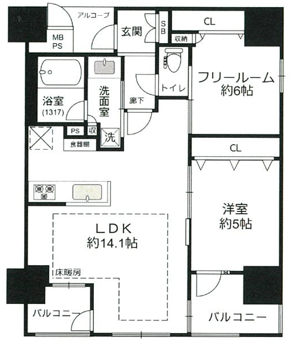 物件○○の間取り図