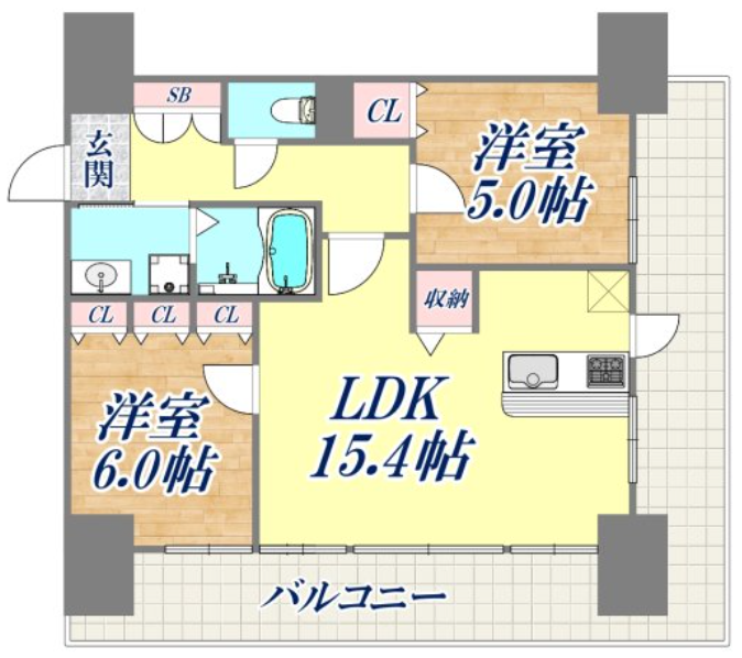 物件○○の間取り図