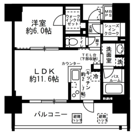 物件○○の間取り図