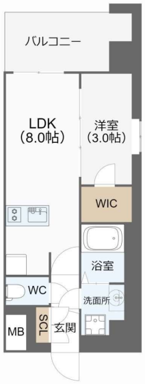 物件○○の間取り図