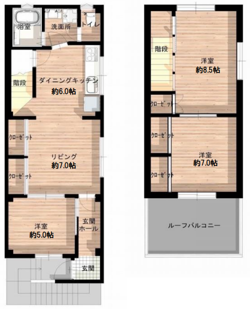 物件○○の間取り図