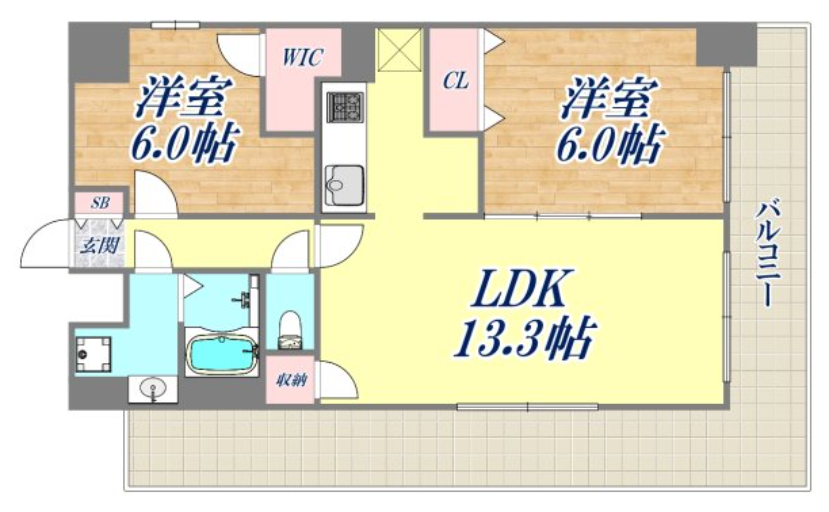 物件○○の間取り図