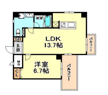 物件○○の間取り図