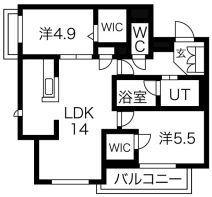 物件○○の間取り図