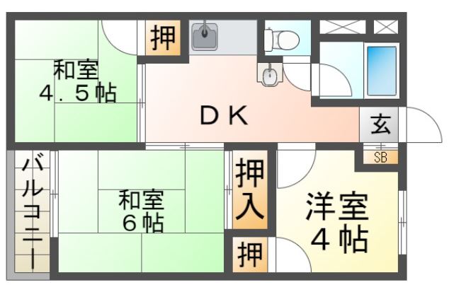 物件○○の間取り図