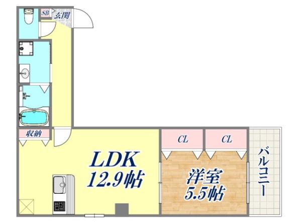 物件○○の間取り図