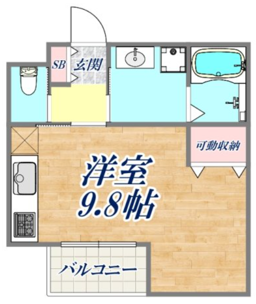 物件○○の間取り図