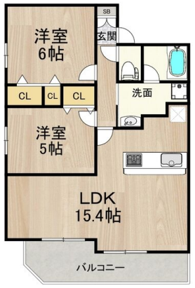 物件○○の間取り図