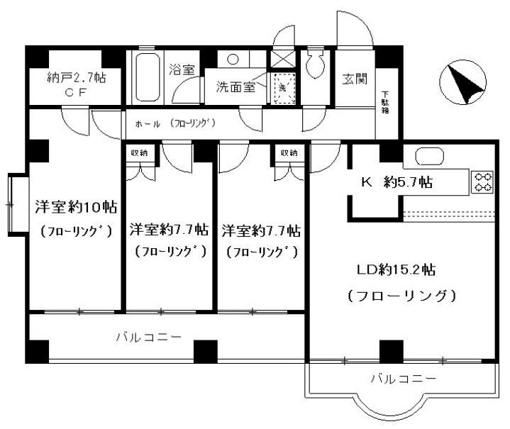 物件○○の間取り図