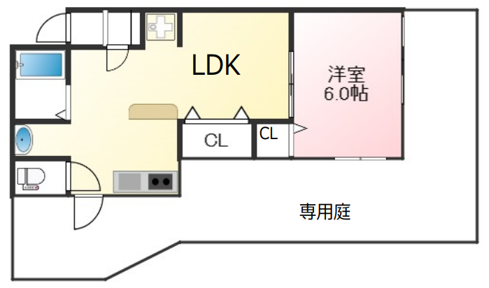 物件○○の間取り図