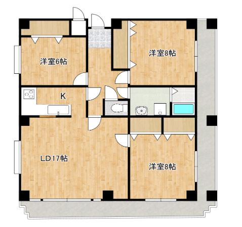 物件○○の間取り図