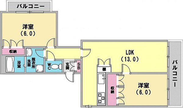 物件○○の間取り図