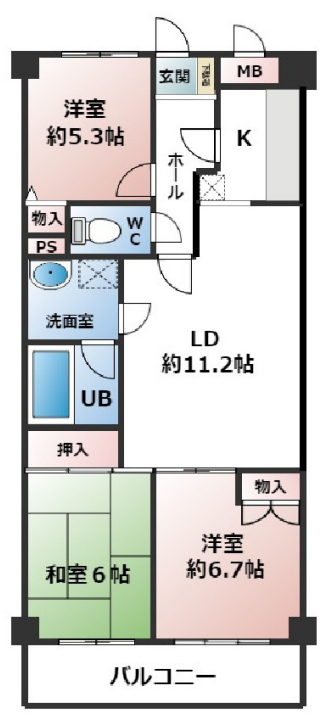 物件○○の間取り図