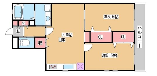 物件○○の間取り図