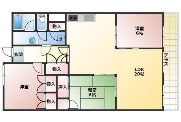 物件○○の間取り図