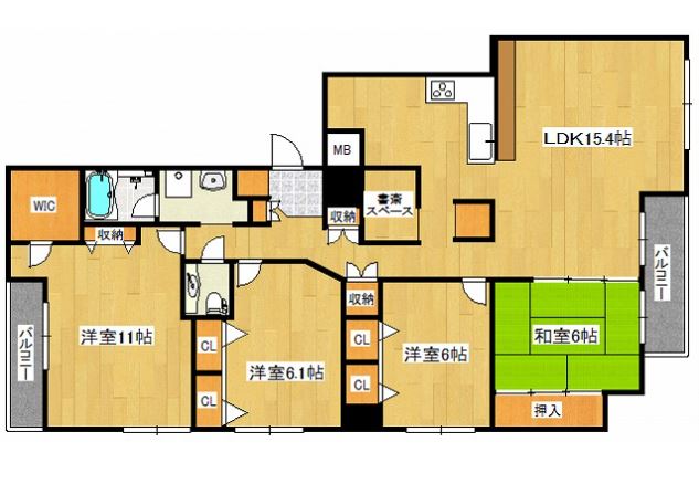 物件○○の間取り図