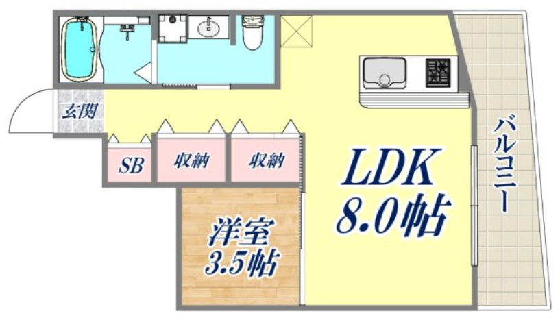 物件○○の間取り図