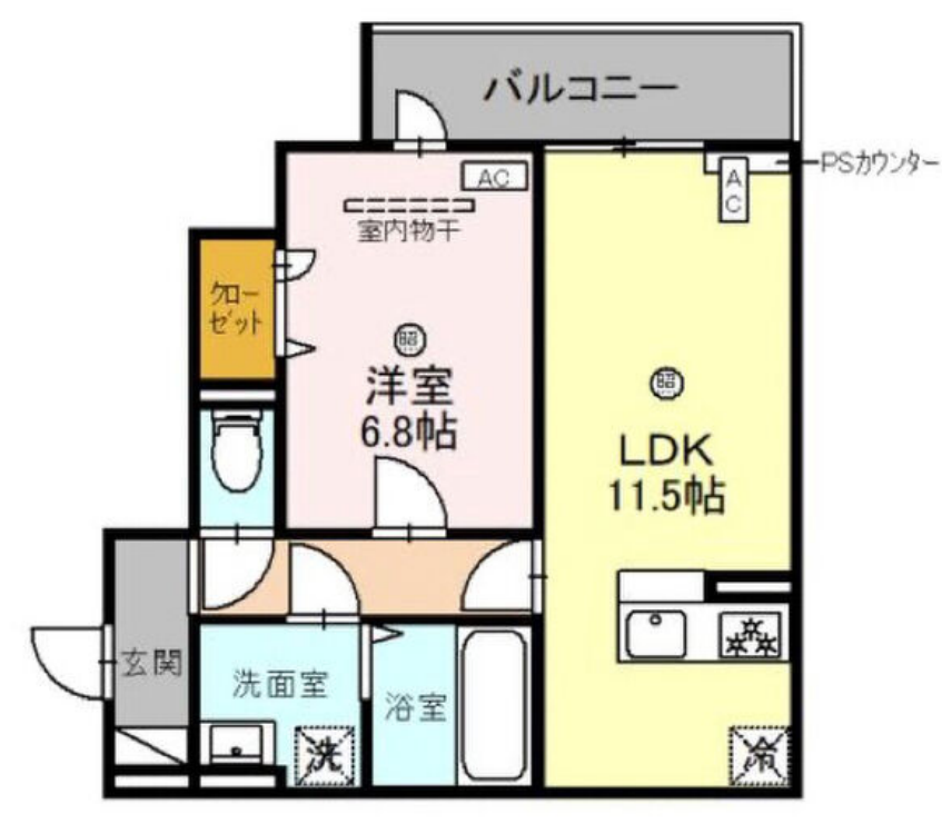 物件○○の間取り図