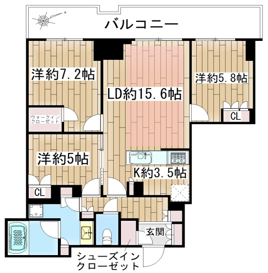 物件○○の間取り図