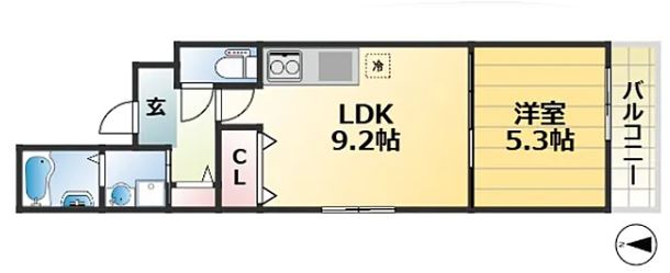 物件○○の間取り図