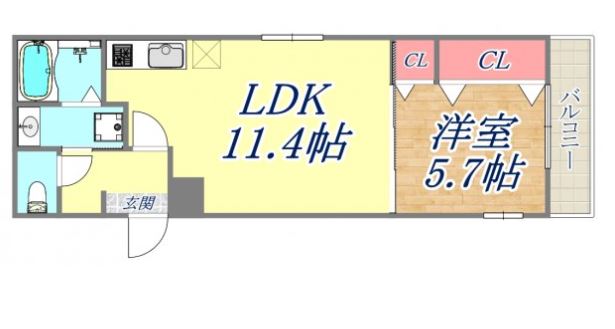 物件○○の間取り図