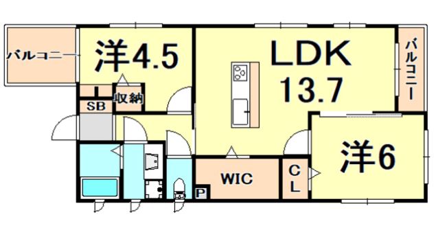 物件○○の間取り図