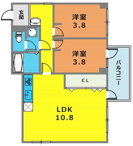 物件○○の間取り図