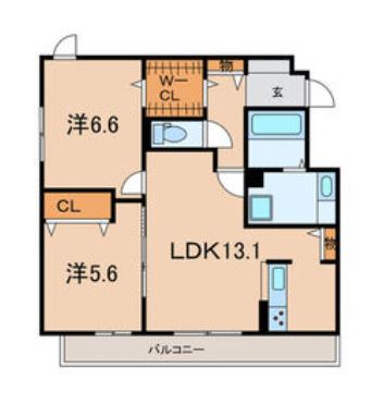 物件○○の間取り図