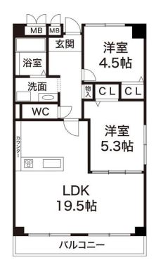 物件○○の間取り図