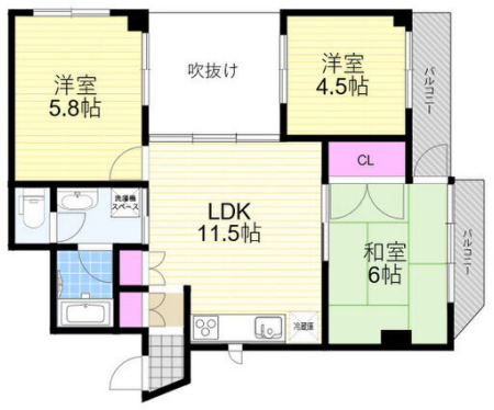 物件○○の間取り図